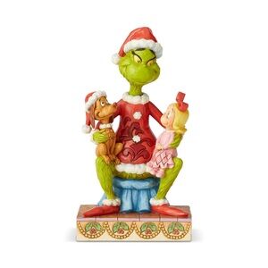 NWT The Grinch By Jim Shore Grinch with Cindy and Max Figurine 2019